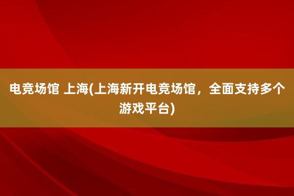 电竞场馆 上海(上海新开电竞场馆，全面支持多个游戏平台)