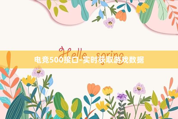 电竞500接口-实时获取游戏数据